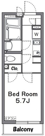 クレイノプランドール武蔵境の物件間取画像